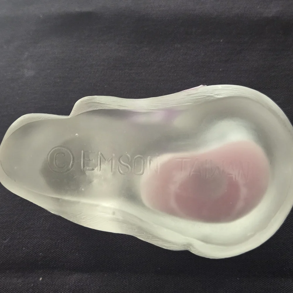 Emson Frosted Satin Glass Cat Candle Holder .
